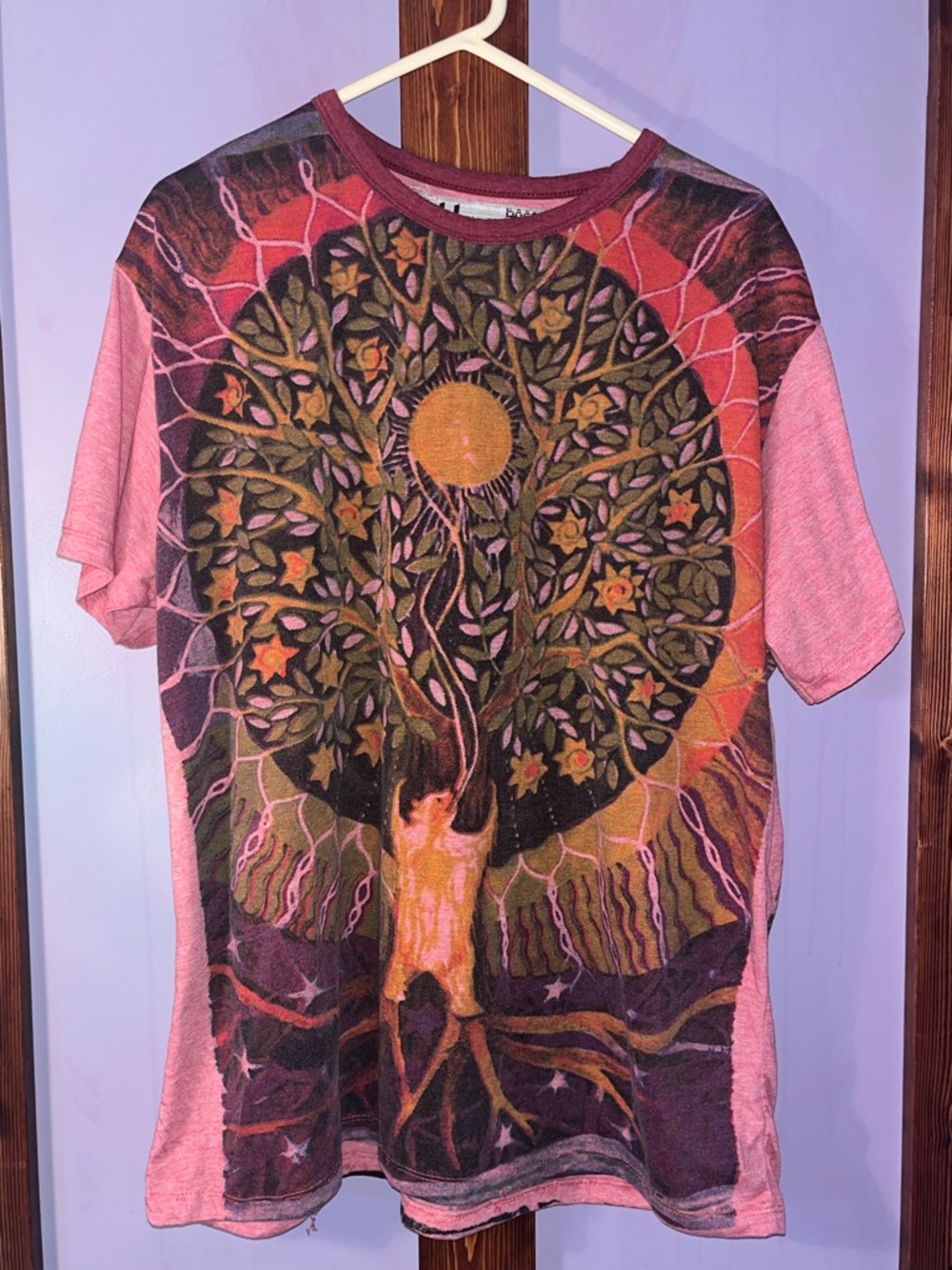 Weed Hippy Tee Graphic Tee 100% cotton Tree of Life